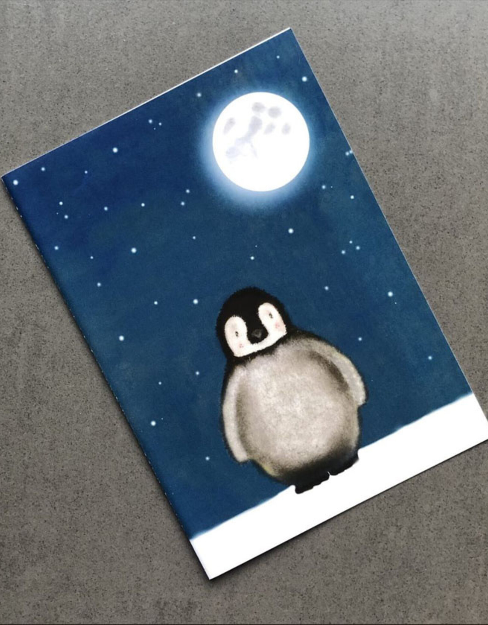 snoetjes vol sproetjes Nieuwjaarsbrief pinguin A5