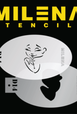 Milena Stencils Milena D14 stencil meisje kijkend over schouder (Sweet Face Dreamy Eyes) Milena Stencils Milena D14 stencil meisje kijkend over schouder (Sweet Face Dreamy Eyes)