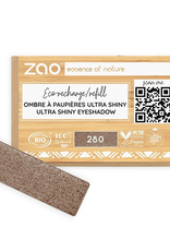 Zao ZAO Bamboe Oogschaduw Refill (rechthoekig) Ultra Shiny 280 (Satin Cocoa) 1.3 gram