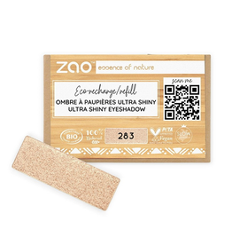 Zao ZAO Bamboe Oogschaduw Refill (rechthoekig) Ultra Shiny283 (Gold) 1.3 gram