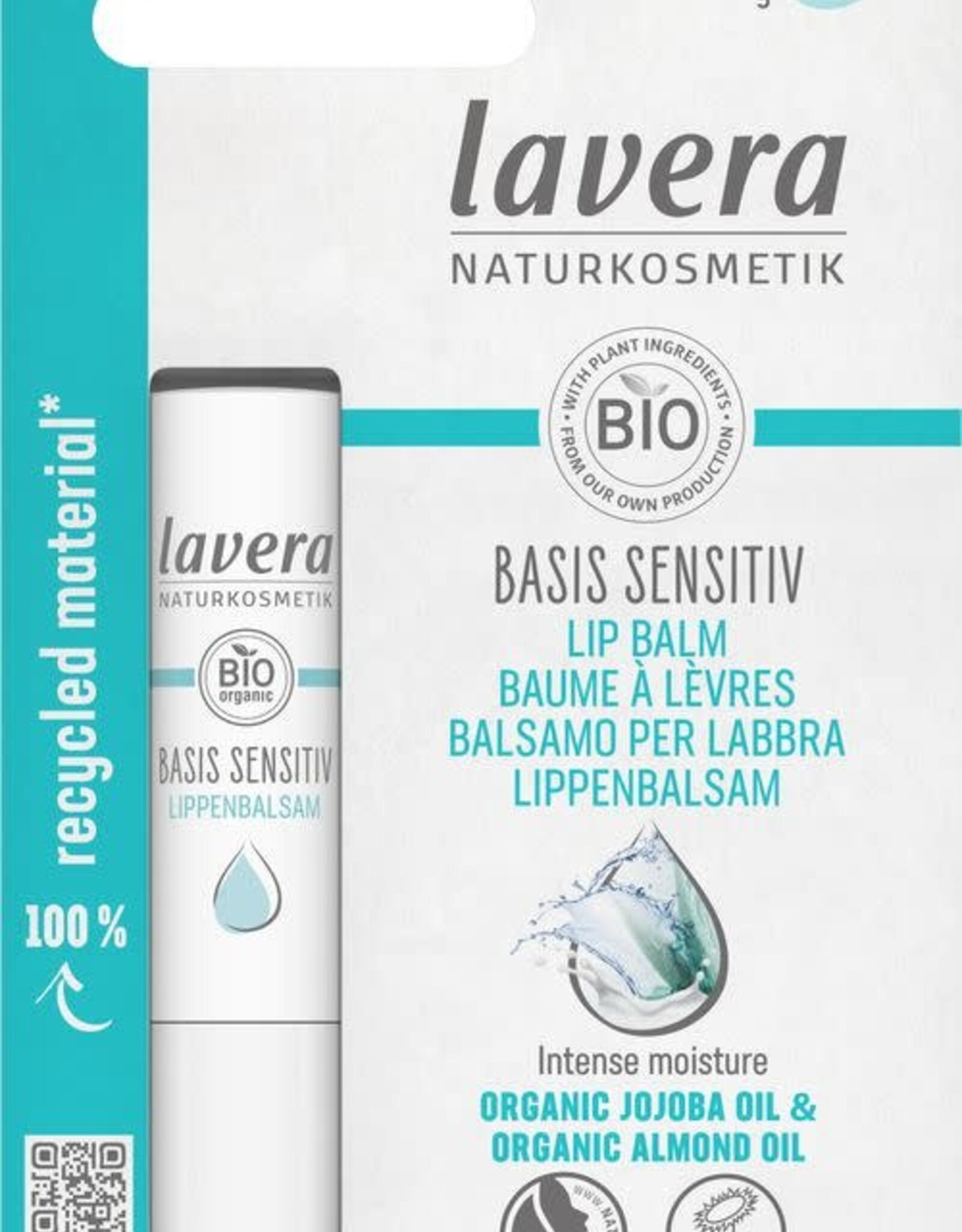 Lavera Basis Sensitive Lip Balm 4,5 g (new)