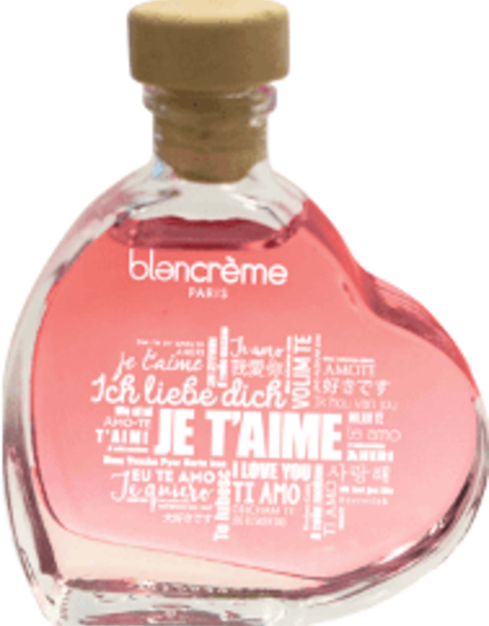 blancreme Verwarmende en eetbare massageolie - Candy Apple - Hartvormige glazen fles 50ML