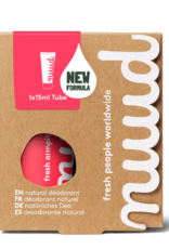 Nuud Nuud Veganistische deodorant - Startpakket Rood (nieuwe formule) - 1x15ml