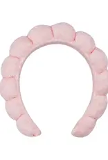 Boozyshop Fluffy hairband in roze badstof