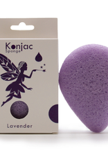 Ancient Wisdom Traanvormige Konjac Spons - Lavendel - Kalmerend