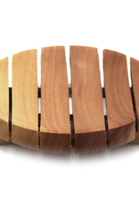 Ancient Wisdom Klassiek Mahonie Zeepbakje - Rond Ancient Wisdom Klassiek Mahonie Zeepbakje - Rond