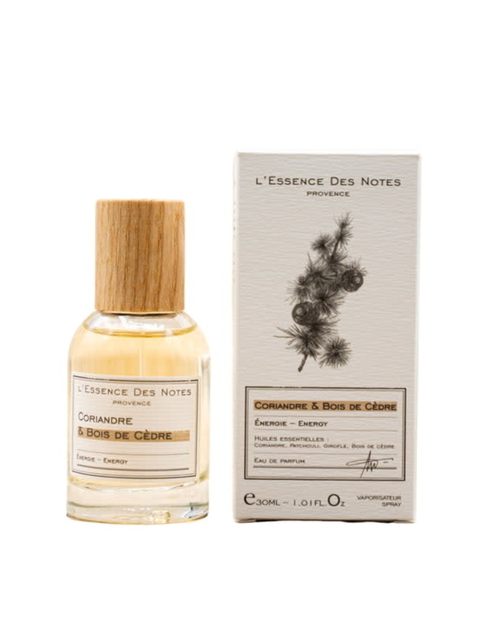 EDN Eau de Parfum - Coriander & Cedarwood - ENERGY 30ml