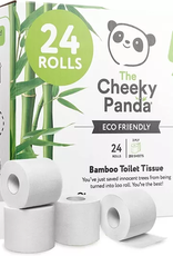 The Cheeky Panda The Cheeky Panda - Bamboo Toilet papier Bulk Box 24 rolls - 200 sheets per rol (3-lagig)