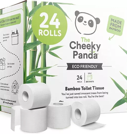 The Cheeky Panda The Cheeky Panda - Bamboo Toilet papier Bulk Box 24 rolls - 200 sheets per rol (3-lagig)