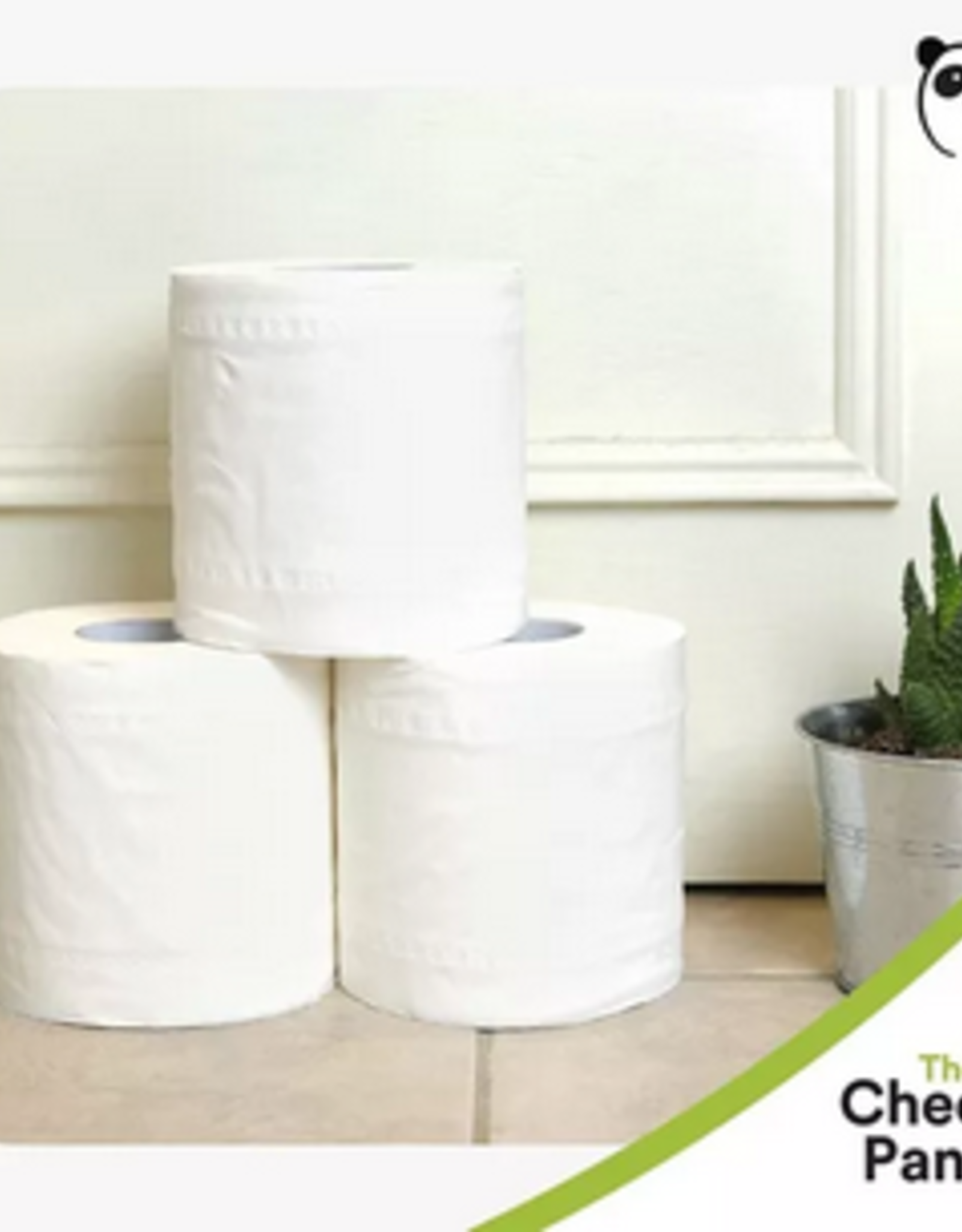 The Cheeky Panda The Cheeky Panda - Bamboo Toilet papier Bulk Box 24 rolls - 200 sheets per rol (3-lagig)