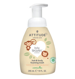 Attitude Attitude Baby Leaves 2 in 1 Hair & Body foaming wash pear nectar 295 ml