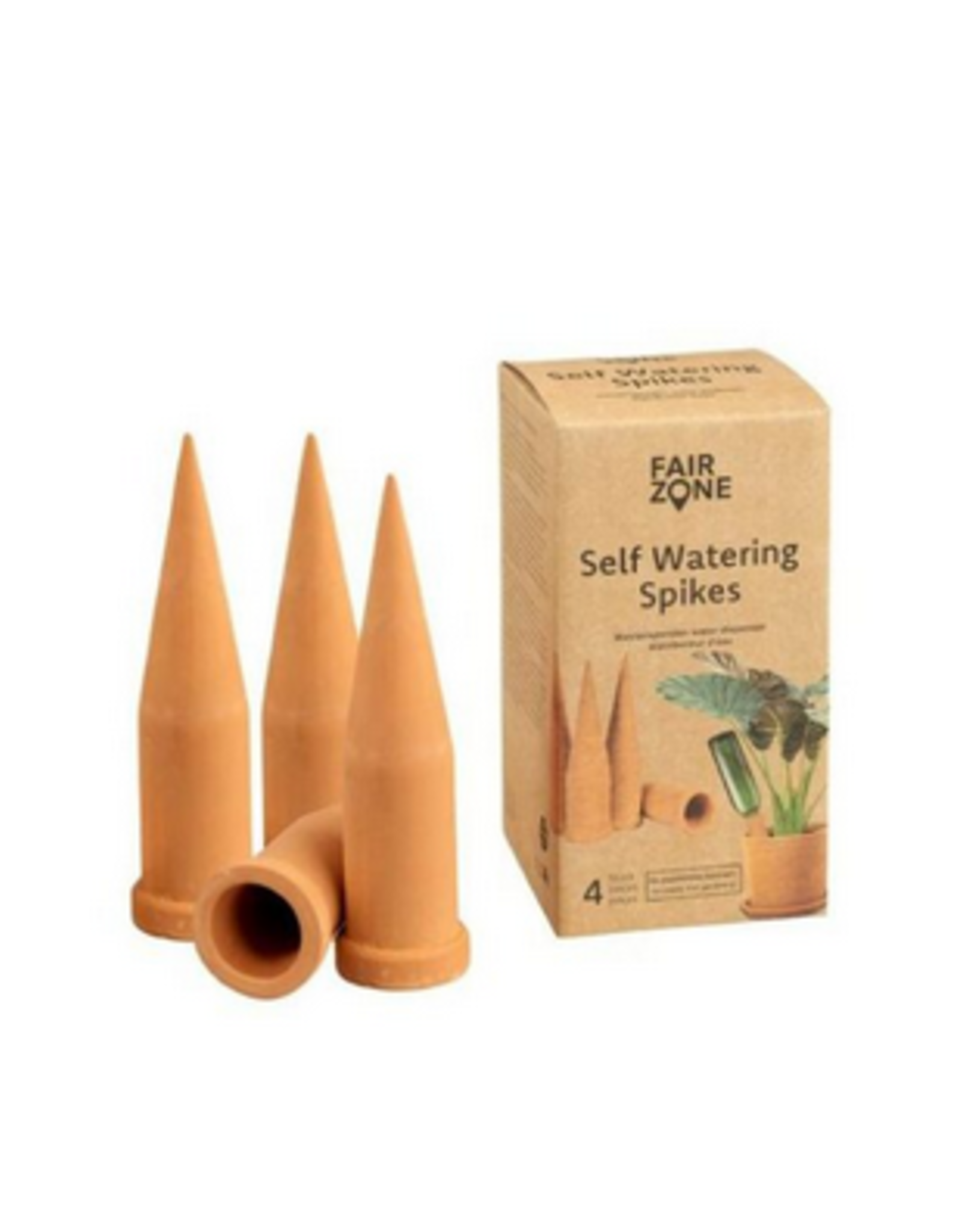 fairzone Waterdruppelaar - Terracotta - Mini - 4 stuks