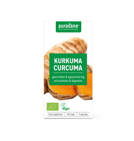 purasana Kurkuma vegan bio - 120 Vegetarische capsules