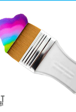 Fusion Bolt Diamond collection Rainbow Face and Body Brush (2.5 Inch Flat)