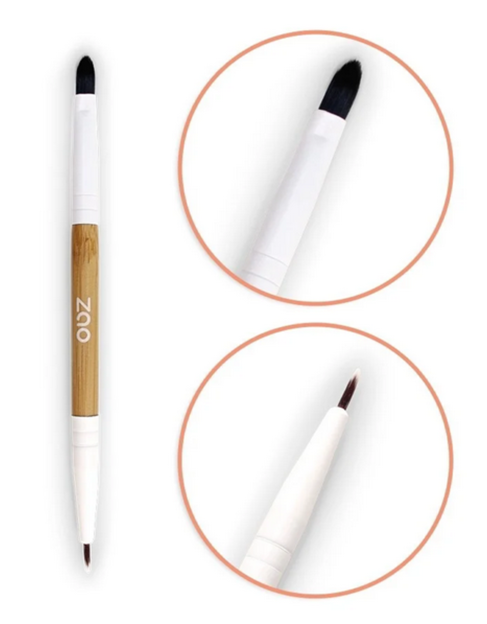 Zao ZAO Bamboo Duo Eyeliner-Lip Brush