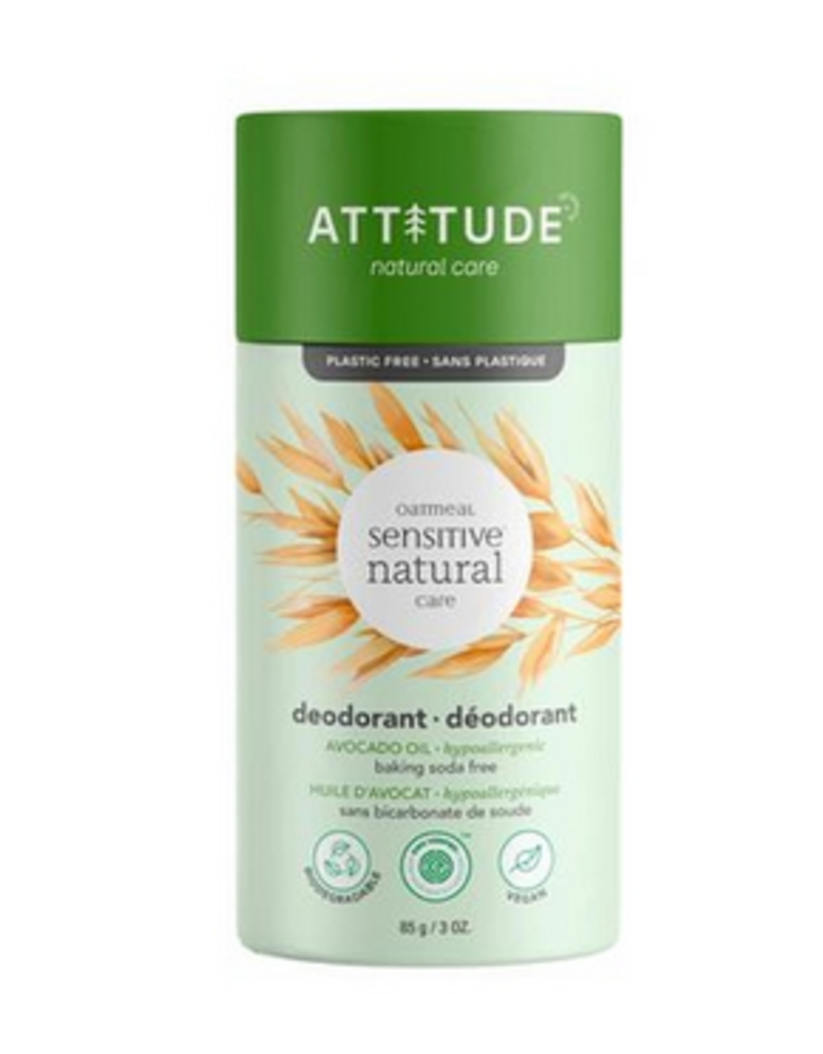 Attitude Super Leaves Sensitive - Deodorant - Avocado Oil 85g