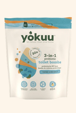 Yokuu Yokuu Toilet Bomb WC tabletten 3-in-1 - Thyme/Sealsalt - 30 stuks