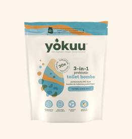 Yokuu Yokuu Toilet Bomb WC tabletten 3-in-1 - Thyme/Sealsalt - 30 stuks