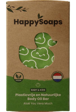 Happy Soaps Baby & kids body oil bar aloe you very much 60g