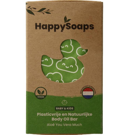Happy Soaps Baby & kids body oil bar aloe you very much 60g