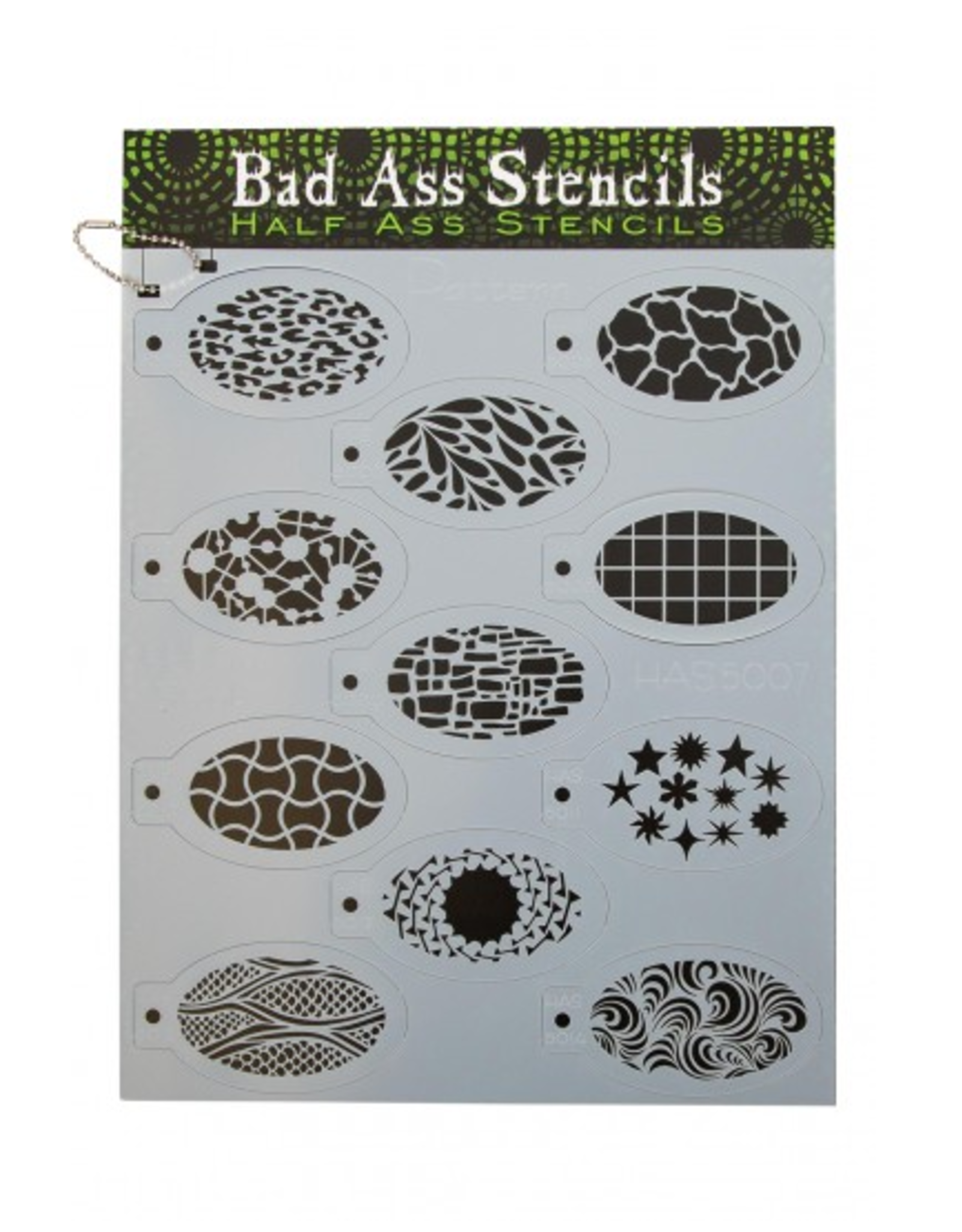 Bad Ass Stencils Bad Ass Half Ass stencil Pattern