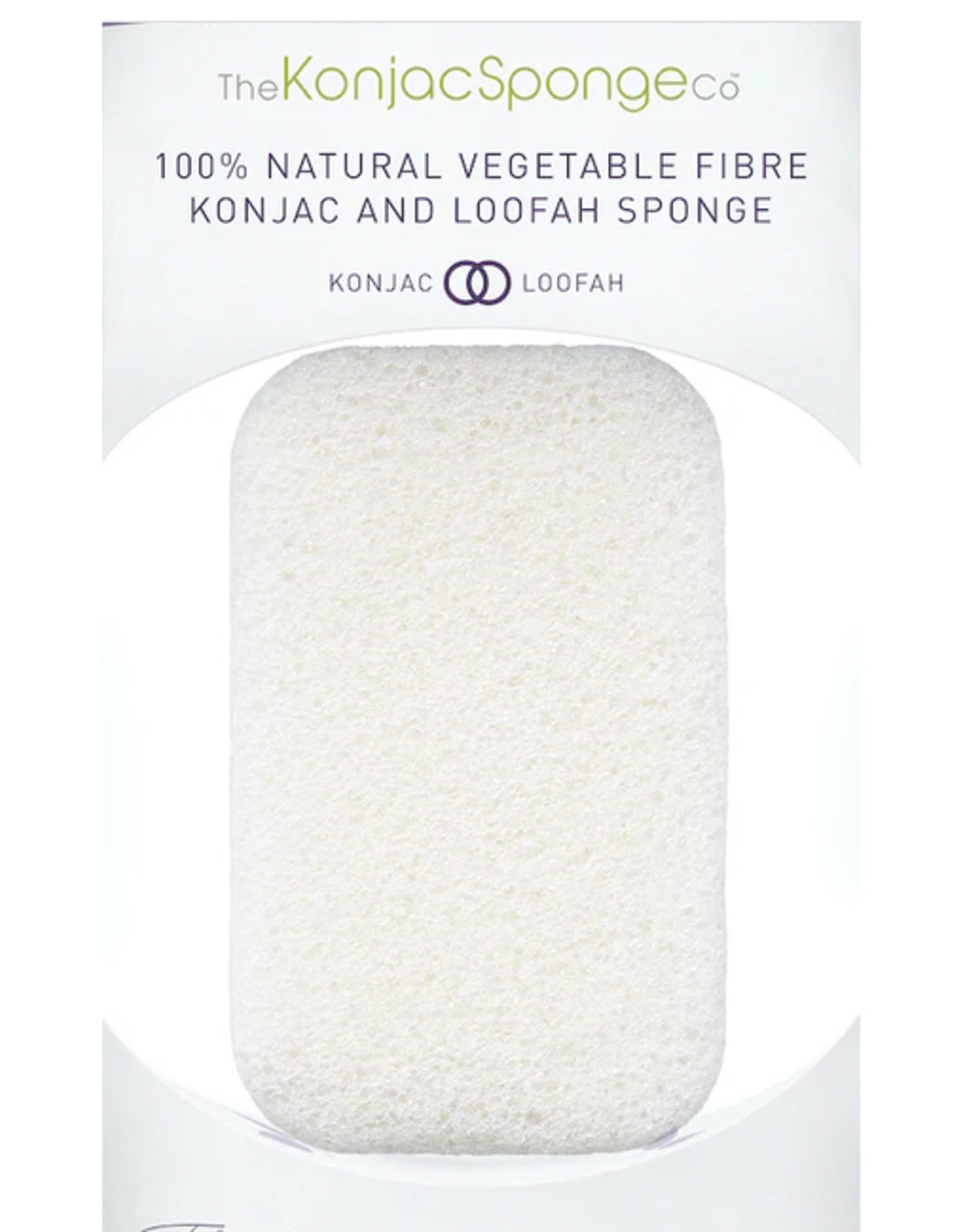 The Konjac Sponge Company 100% PURE KONJAC LOOFAH MEDLEY BODY SPONGE