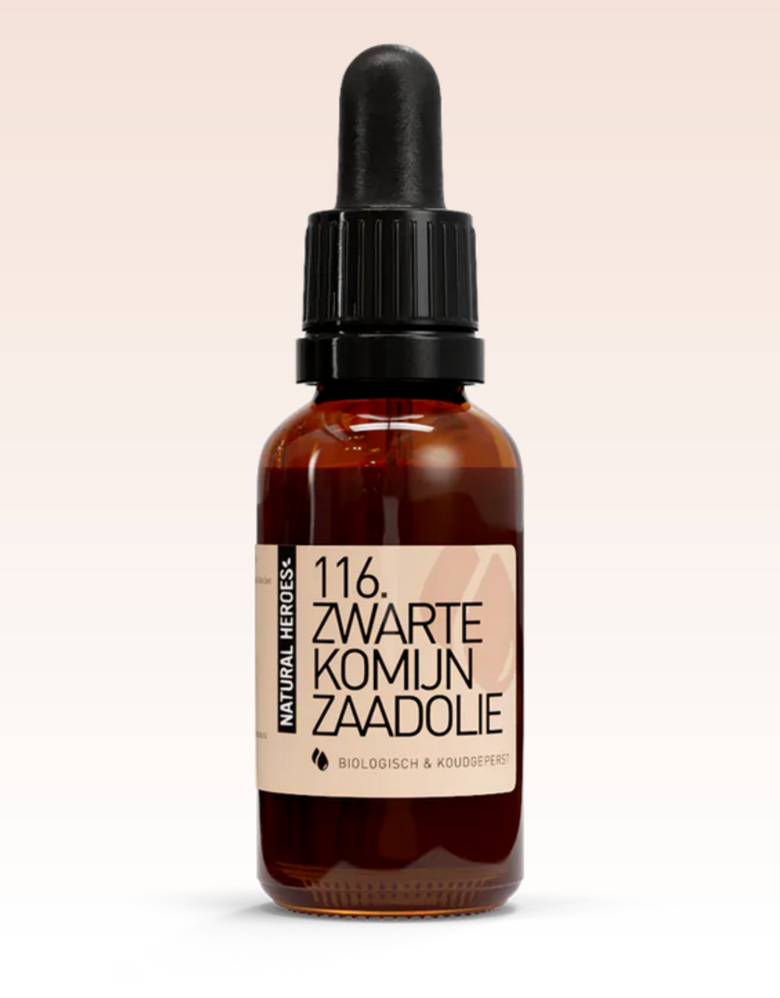 Natural Heroes Zwarte Komijnzaadolie (Biologisch & Koudgeperst) 30ml