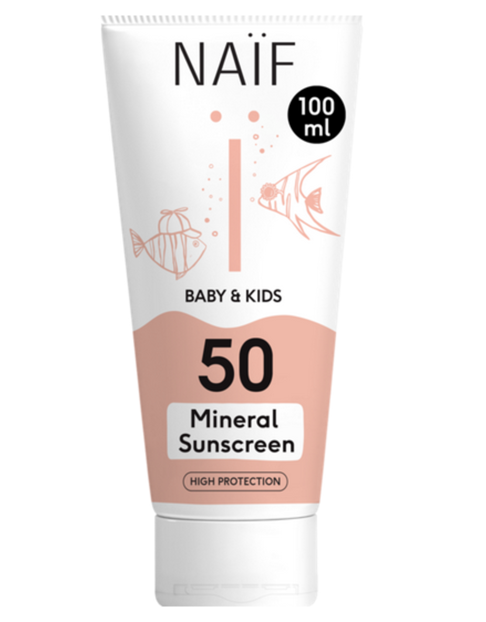 Naïf Naïf Minerale Zonnebrandcrème voor Baby & Kids Factor 50 100ML