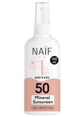 Naïf Naïf Minerale Zonnebrandspray voor Baby & Kids Factor 50 100ML Naïf Naïf Minerale Zonnebrandspray voor Baby & Kids Factor 50 100ML