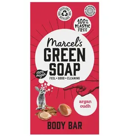 Marcel's Green Soap Shower bar argan & oudh 150 gram