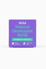 Wild Wild Natural deodorant coconut & vanilla refill 40g Wild Wild Natural deodorant coconut & vanilla refill 40g