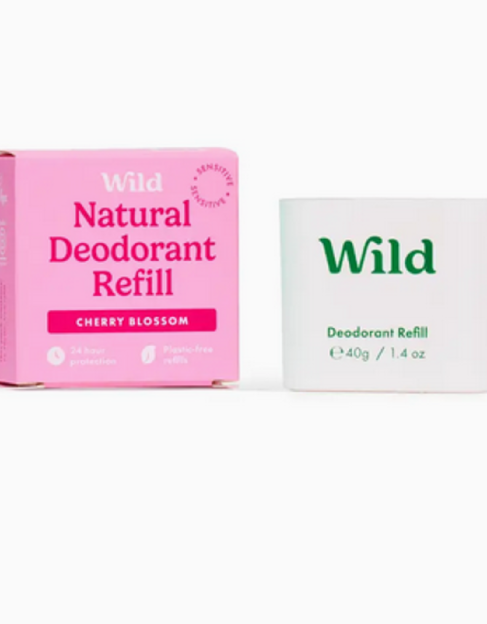 Wild Wild Natural Deodorant sensitive Cherry Blossom Refill 40g