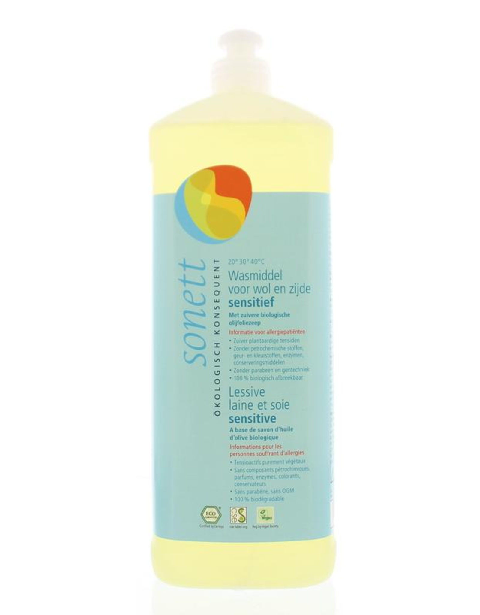 Sonett Wasmiddel wol & zijde sensitive - Sonett 1l