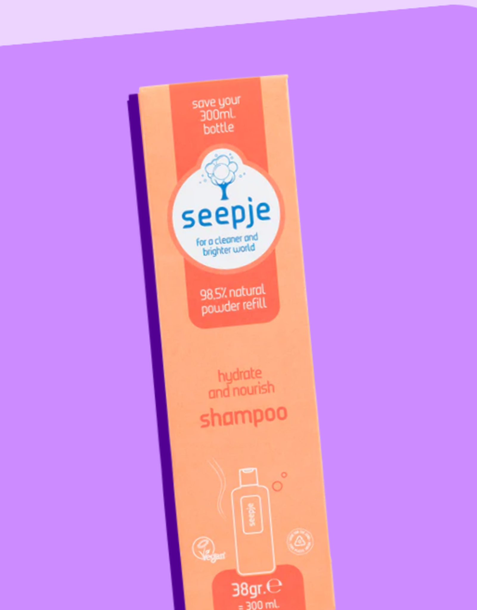 Seepje Shampoo ‘Hydrate and Nourish' navulling 300ml
