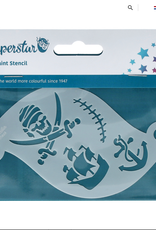 Superstar Face Paint Stencil PIRATE 77063