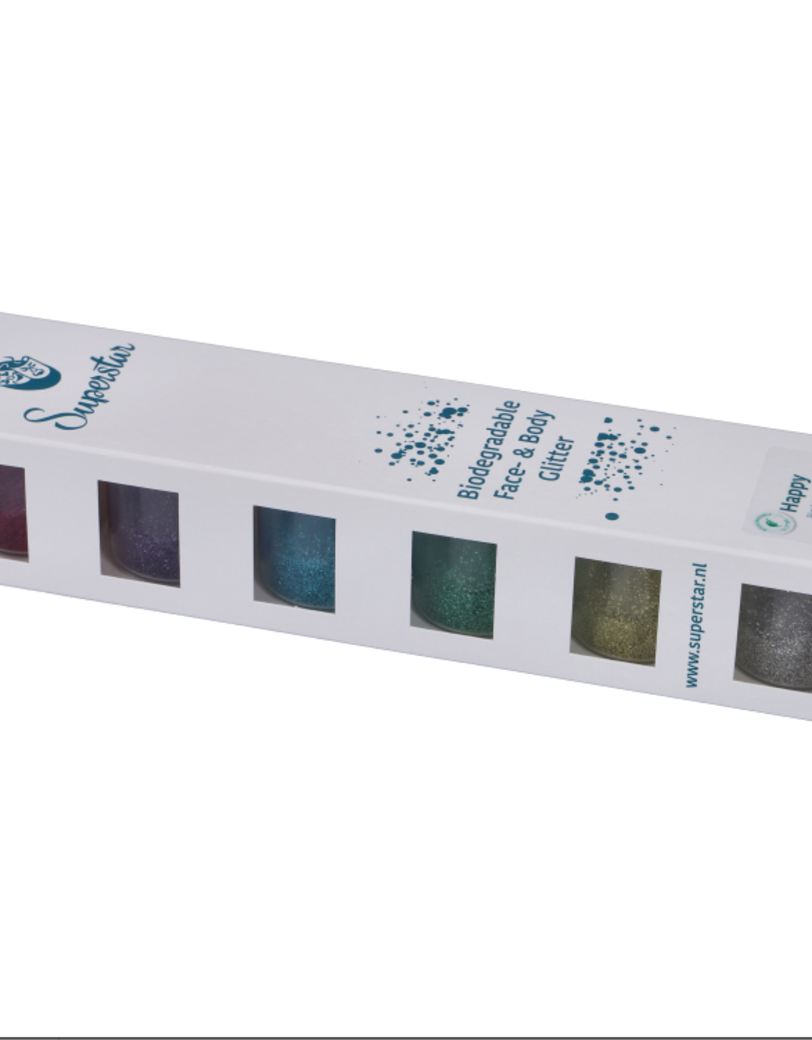 Superstar Biodegradable Happy Fine Glitter mix 90 ml. 98991