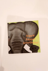 snoetjes vol sproetjes Kaartje Olifant vierkant - Hippie hapie Birthday