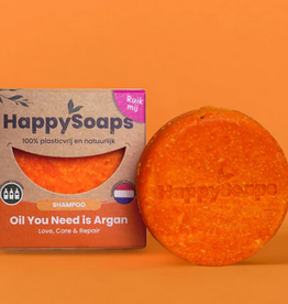 Happy Soaps Shampoo Bar - Oil You Need is Argan - Love, Care & Repair