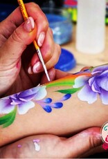 Roos met Witte Stippen Workshop 19 juni -  Onestroke Flowers