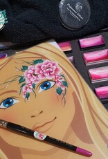 Roos met Witte Stippen Workshop 19 juni -  Onestroke Flowers