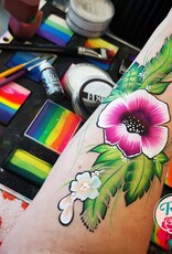 Roos met Witte Stippen Workshop 19 juni -  Onestroke Flowers