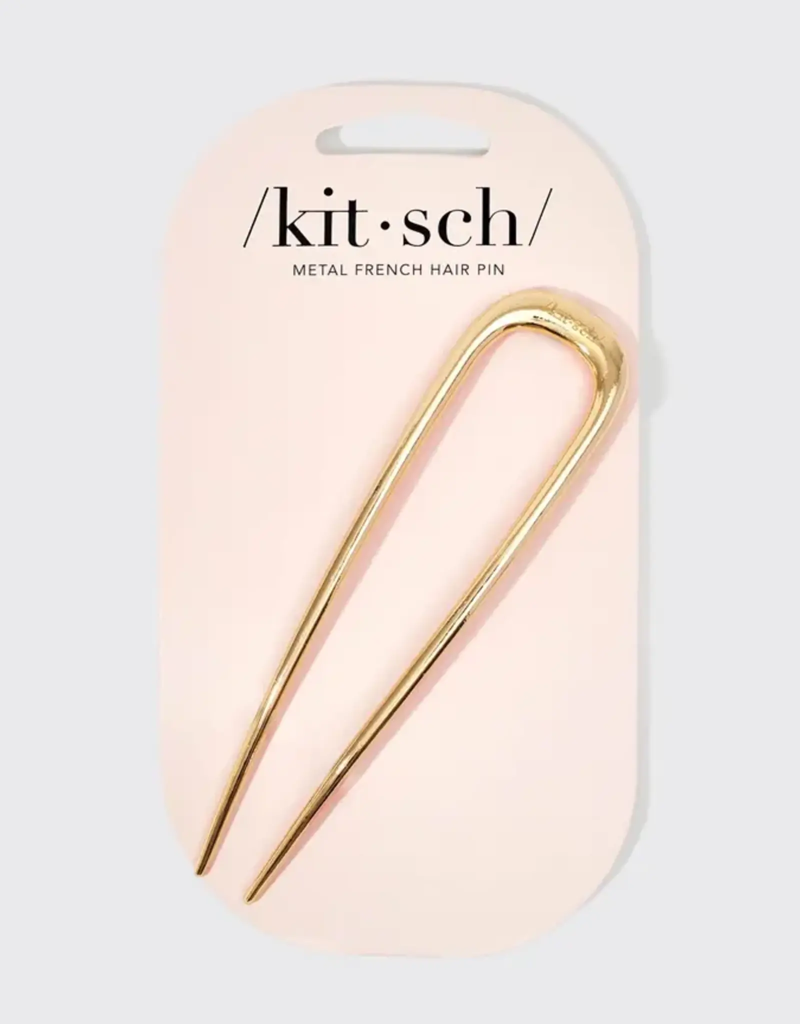 Kitsch Goud metalen Franse Haar Pin van Kitsch - 1 stuk