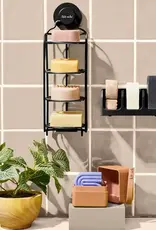 Kitsch Self-Draining zeepbakje - Zwart - voor 3 zepen