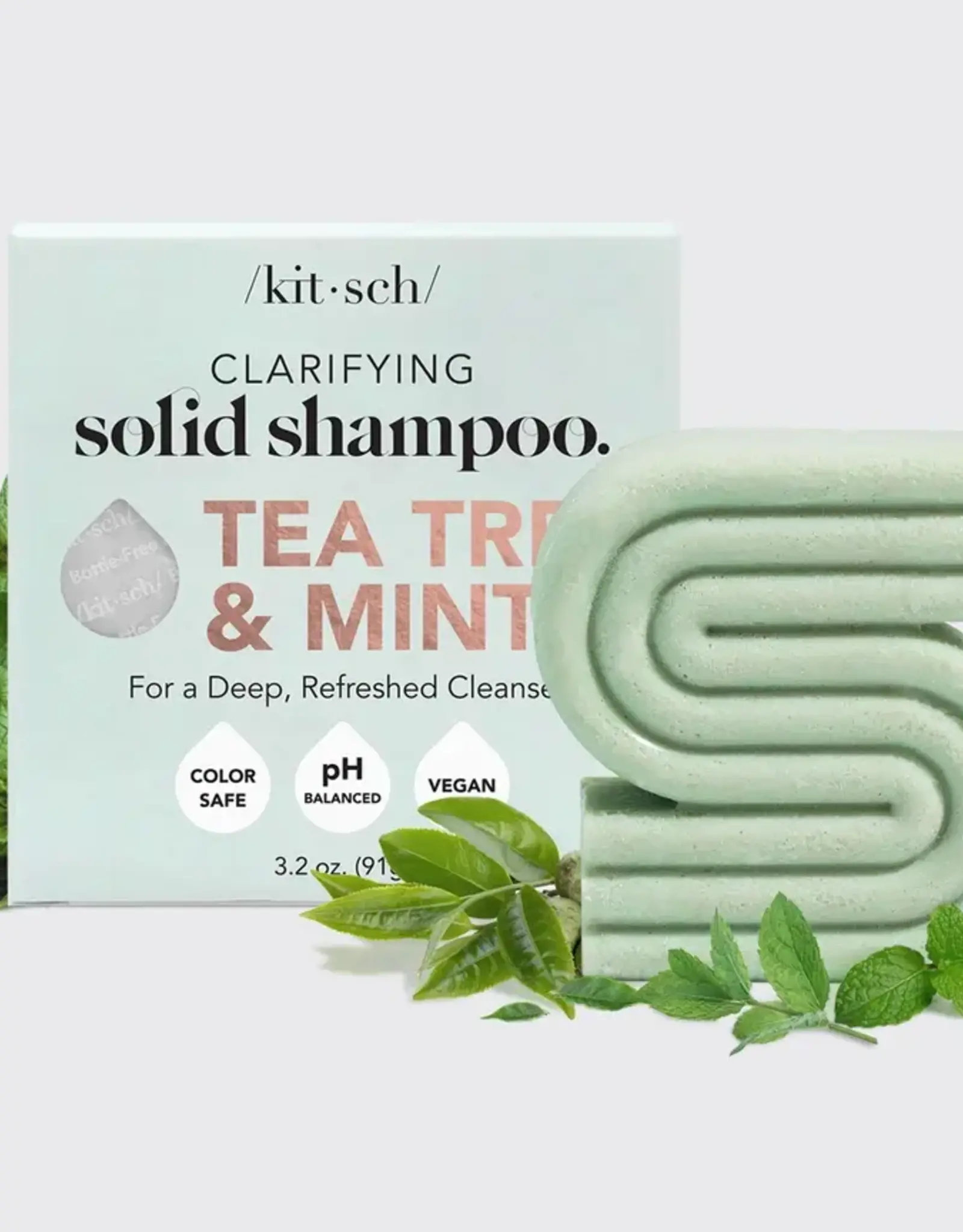 Kitsch Diepreinigende shampoobar met tea tree & munt