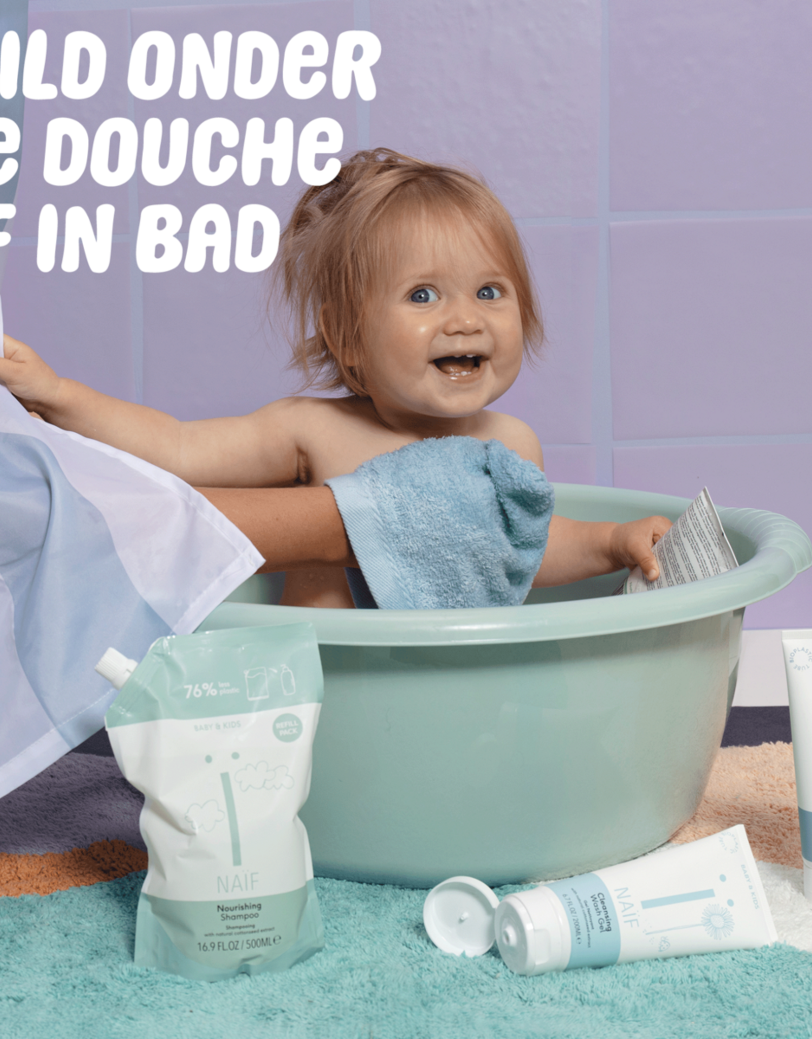 Naïf Cleansing Wash Gel Baby+Kidscare 200ml