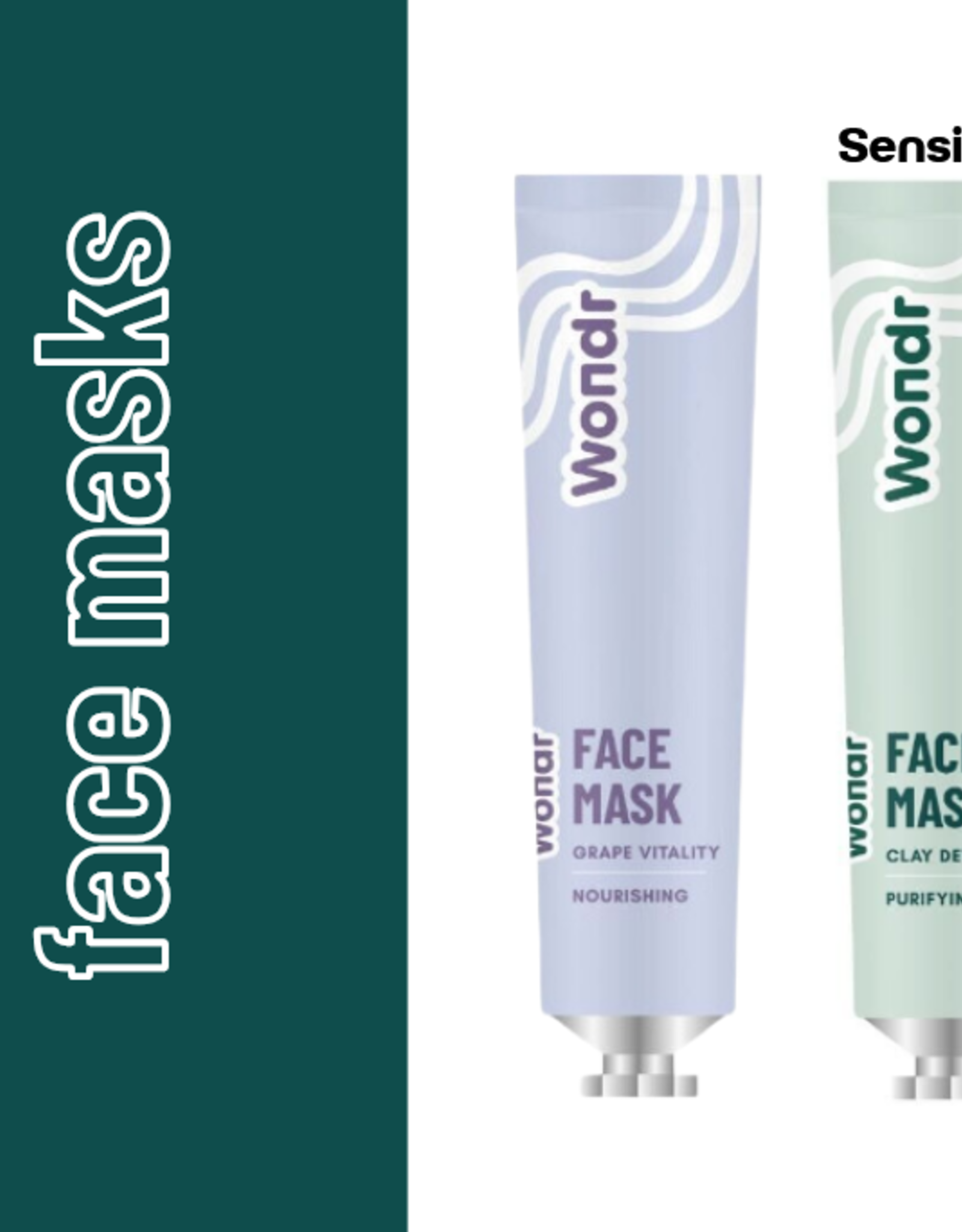 Wondr WONDR Face Mask - clay detox - purifying40ml