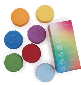 Ancient Wisdom Chakra Bad Bruisbal - Grote Doos - Chakra Harmonie & Innerlijke Gloed 7 x 55g