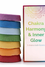 Ancient Wisdom Chakra Bad Bruisbal - Grote Doos - Chakra Harmonie & Innerlijke Gloed 7 x 55g