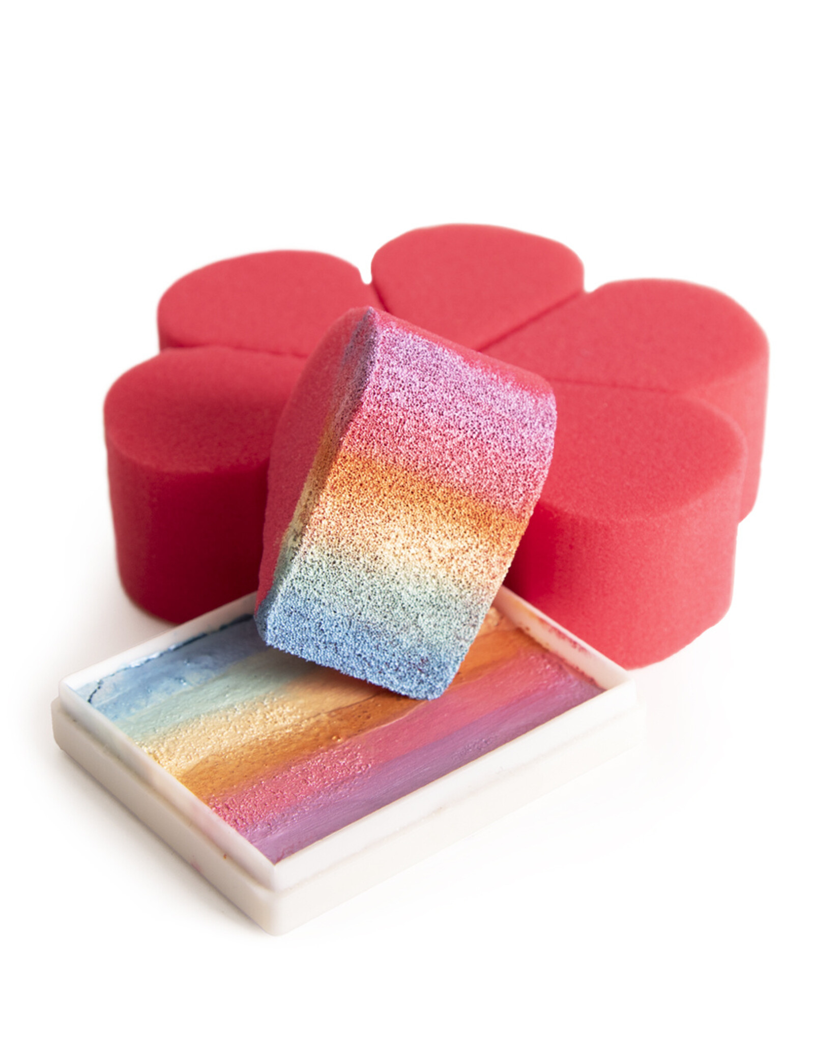 PartyXplosion PXP vlinder sponsjes pink per 6