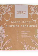 Ancient Wisdom Zen Douche Stomers - Therapie Wellness Kwartet - Stemming Boost (Wit) 4x 50g